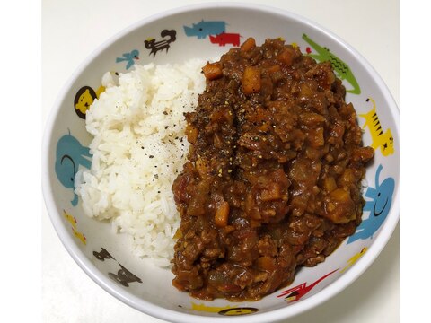 コショウが効いたスパイシーキーマカレー！